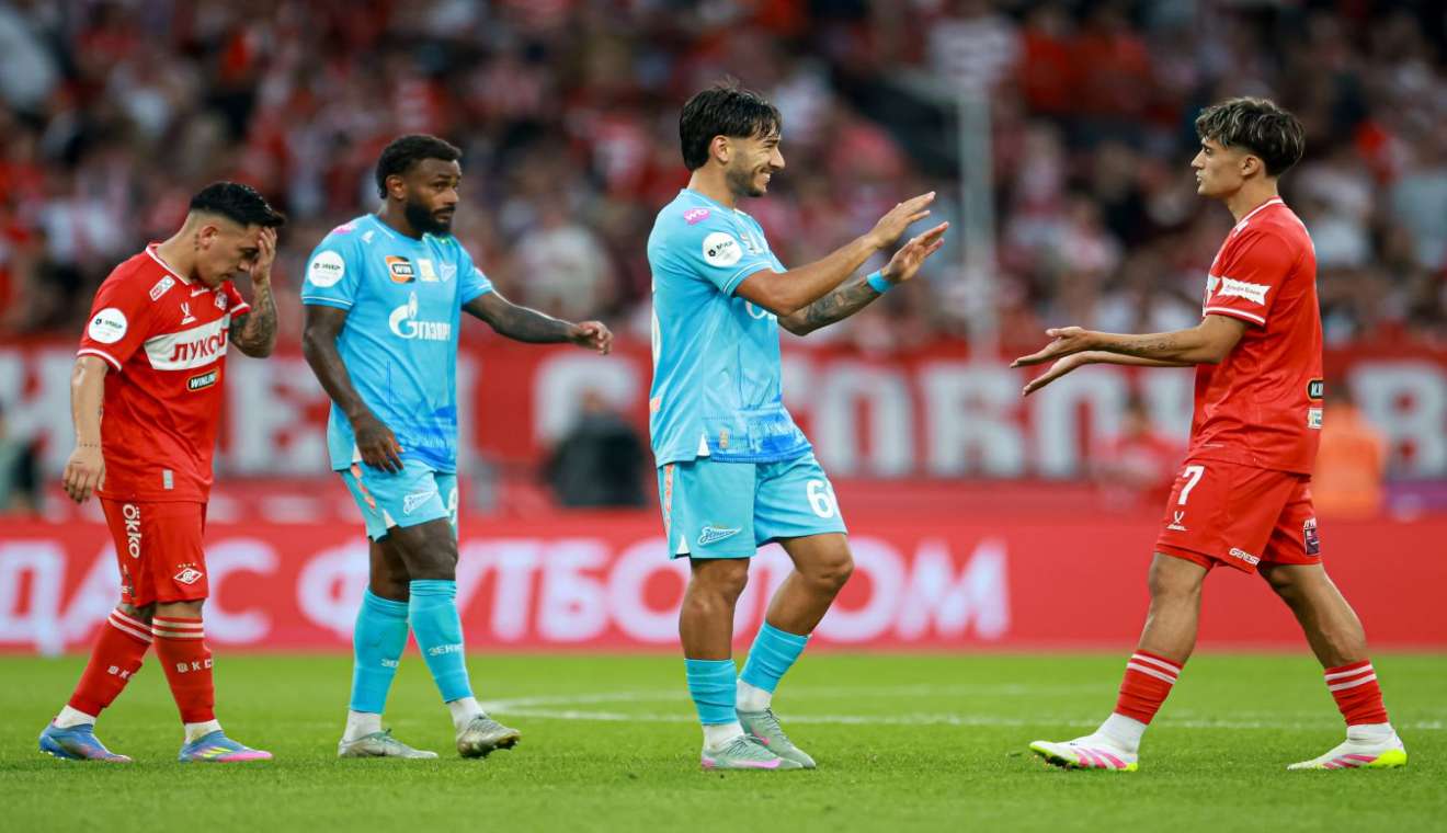 🤝 Спартак — Зенит: ничья 2:2 в центральном матче тура